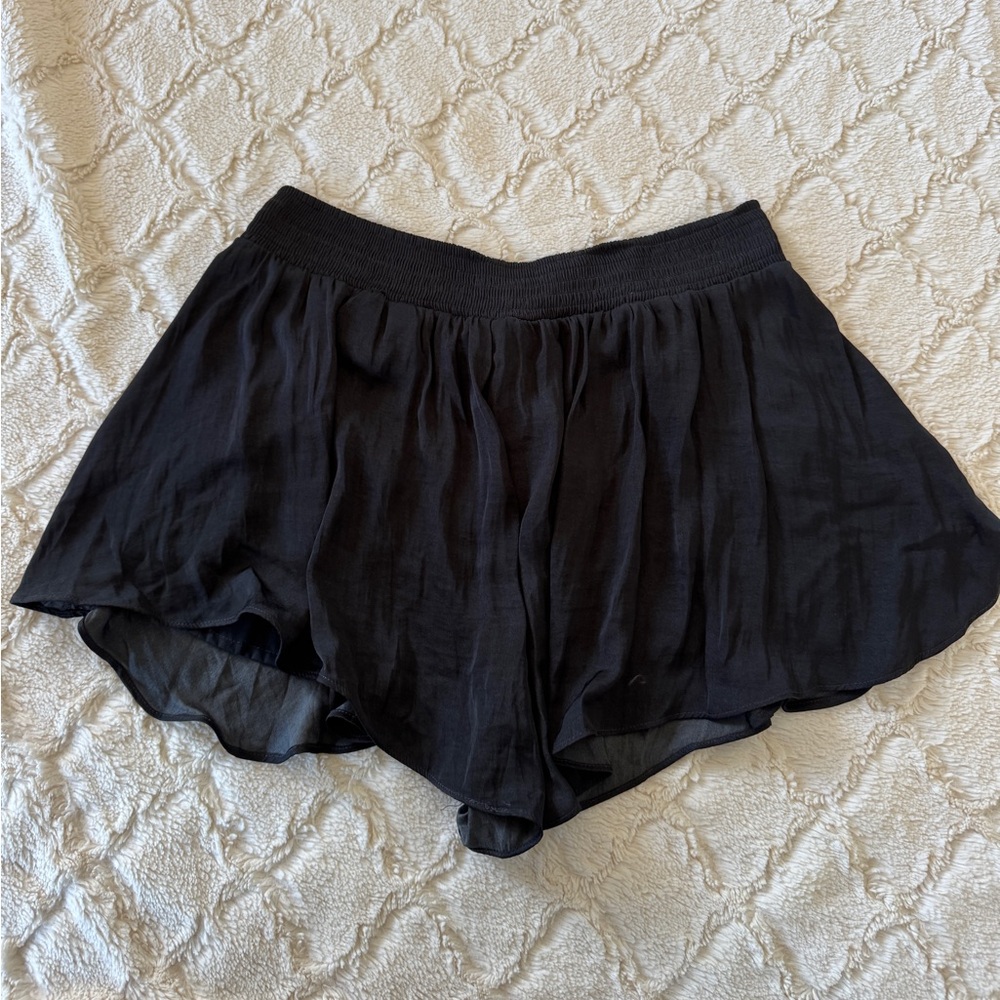 H&M Divided Women's Black Tassel Tie Waist Shorts Boho Casual - Picture 6 of 10